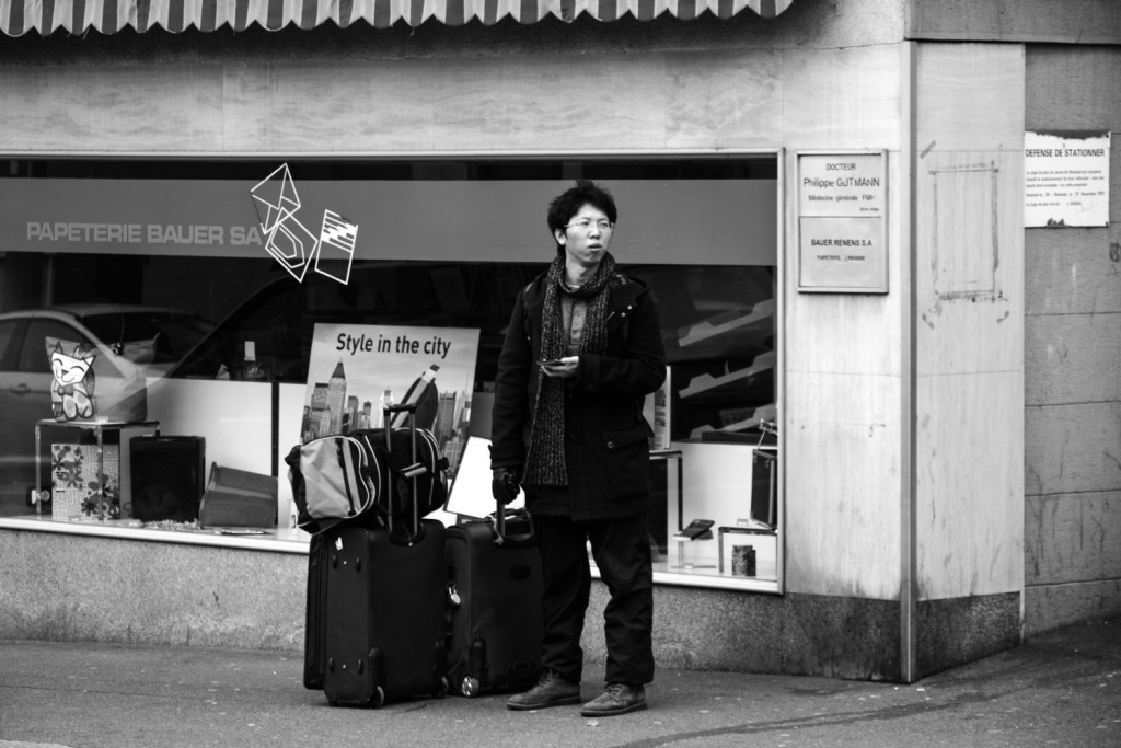 Rue de Crissier touriste