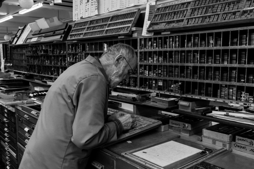 Usine Perrier typographe